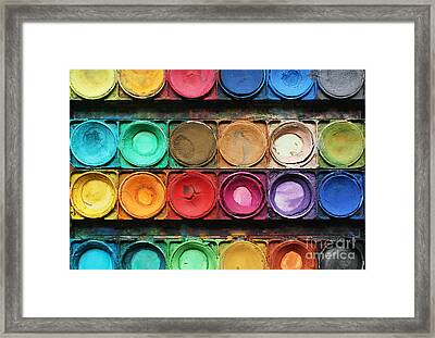 PAINTING CONCENTRIC COLOUR LINES RAINBOW ART PRINT POSTER MP3095A